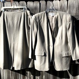 Vintage Rena Rowen for Saville Skirt Suit
